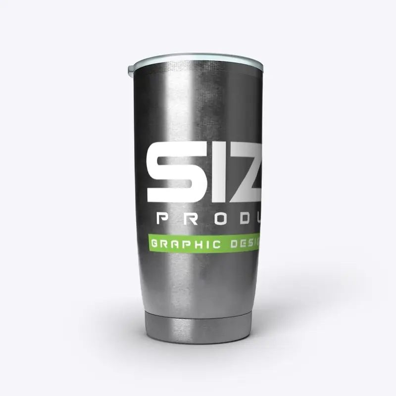 Full Logo Stainless Steel Tumbler